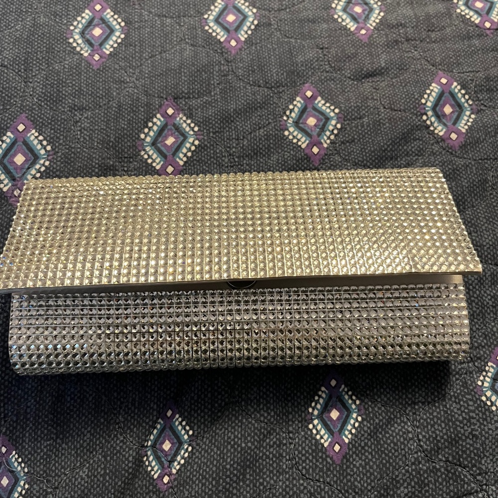 NEW - rhinestone clutch from Aldos